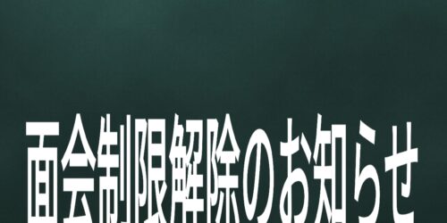 面会制限解除について