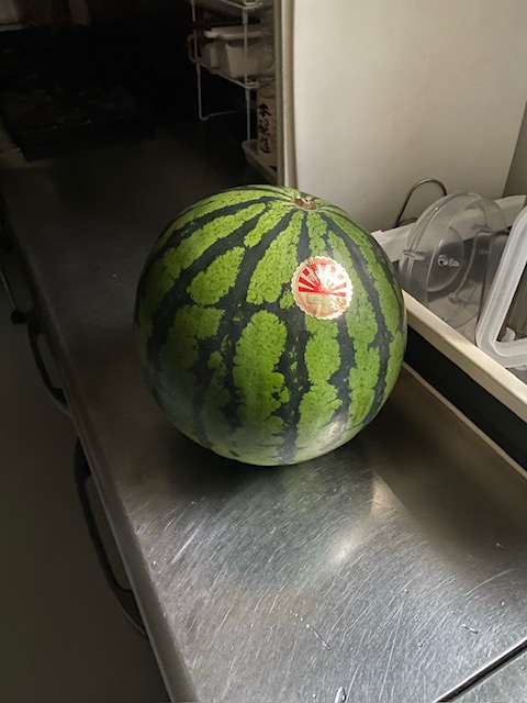 🍉昼食　スイカのデザート🍉